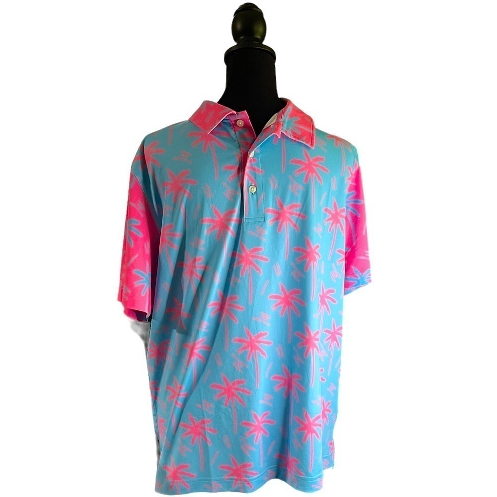 NWOT Chubbies Electric Slide Performance Polo, Size Medium - Picture 1 of 6